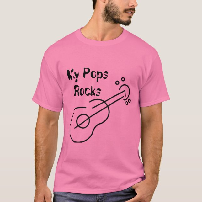 My Pops Rocks T-Shirt (Front)