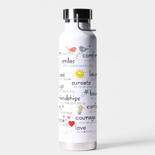 My Prayer For You White Water Bottle