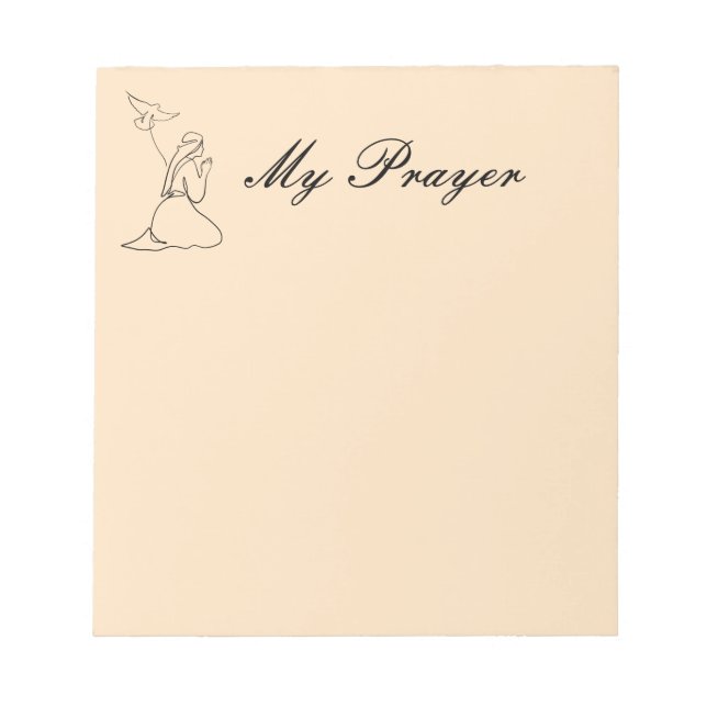 My Prayer Note Tab Sticky Note (Front)