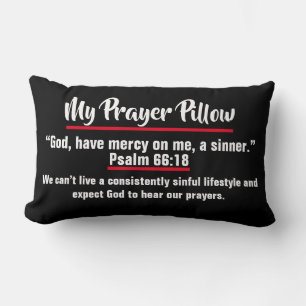 My Prayer Pillow Lumbar Pillow 13" x 21"