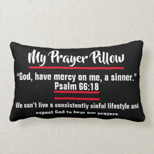My Prayer Pillow Lumbar Pillow 13" x 21"