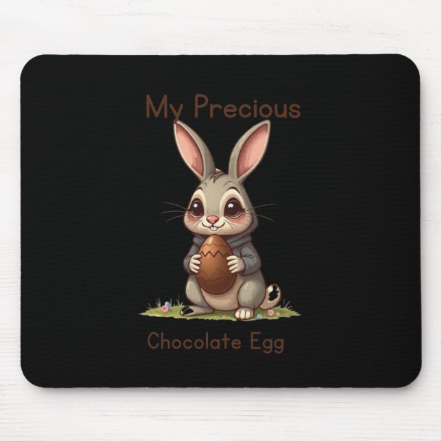 My Precious Chocolate Egg Sticker  Mouse Pad (Front)