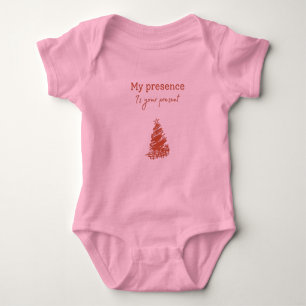 My presence is your present baby bodysuit