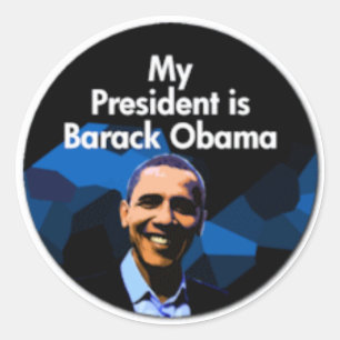 My President Classic Round Sticker