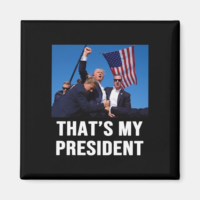 My President Trump 2024  Magnet (Front)