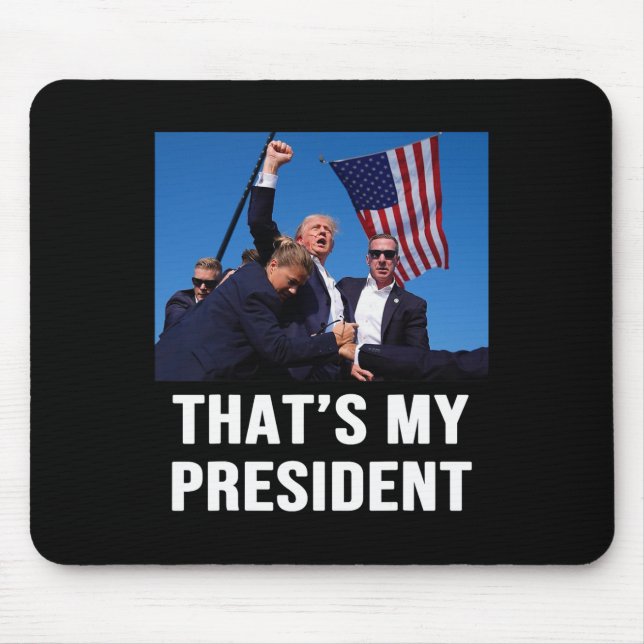 My President Trump 2024  Mouse Pad (Front)
