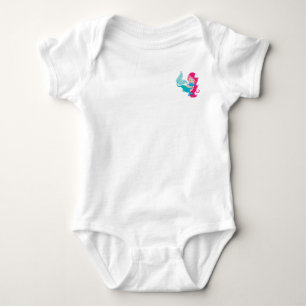 My Pretty Mermaid and Dolphin Baby Bodysuit