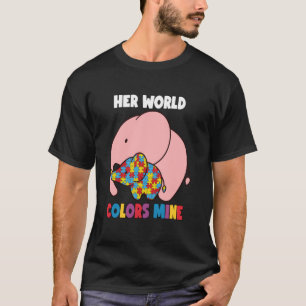 My Pride Mother Daughter Autistic Girls Autism Awa T-Shirt
