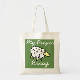"My Project Baaag" Sheep Cartoon Project Bag