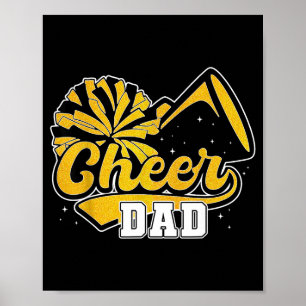My Proud Cheer Dad Favorite Cheerleader Poster