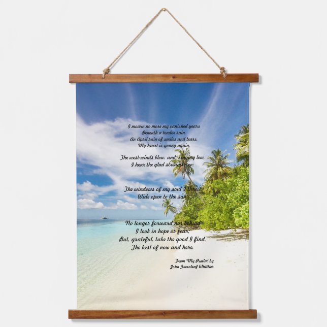'My Psalm' Tapestry Print (Front)