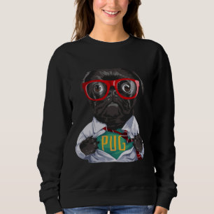My Pug, My hero! The cutest pug on store. Premium Sweatshirt