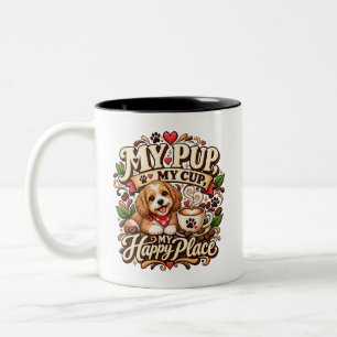 My Pup My Cup Happy Place Dog Lover