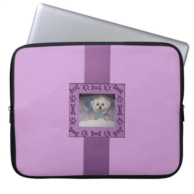 My Puppy Laptop Sleeve (Front)