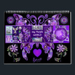 "My purple world" by Llyne F Calendar<br><div class="desc">K-pop Fan art in 💜 PURPLE 💜: 12 of the 17 designs of my Purple World Collection : "A purple paradise", "Purple Soul", "B&W purple hearts beating", "Purple Sun Fairy", "Violets in a moon jar", "Flower in the desert", "Purple Moon Child", "Purple Ocean mermaid", "NEON & purple hearts beating", "Purple...</div>