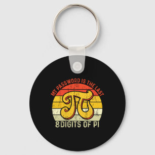 My Pword Is The Last 8 Digits Of Pi  Key Ring