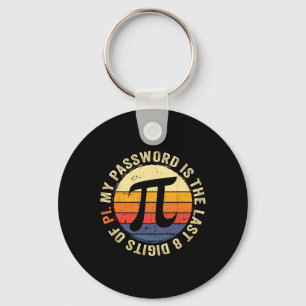 My Pword Is The Last 8 Digits Of Pi Math Lover Pi  Key Ring