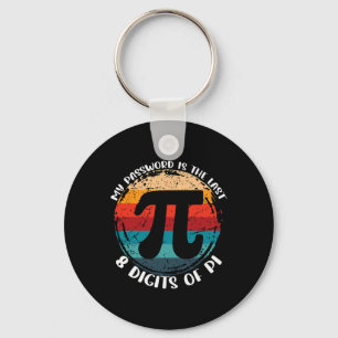 My Pword Is The Last 8 Digits Of Pi Math Teachers  Key Ring