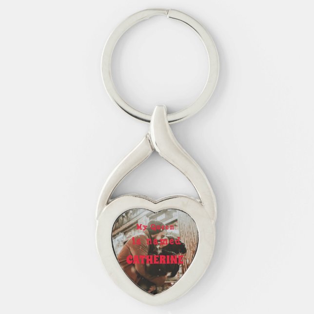 My queen is named.. key ring (Front)