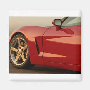 My Red Corvette Magnet