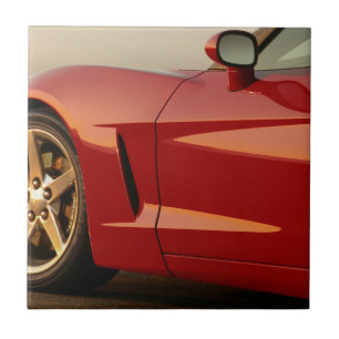 My Red Corvette Tile