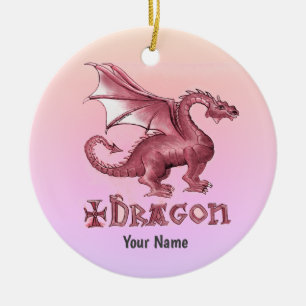 My Red Dragon Ceramic Tree Decoration