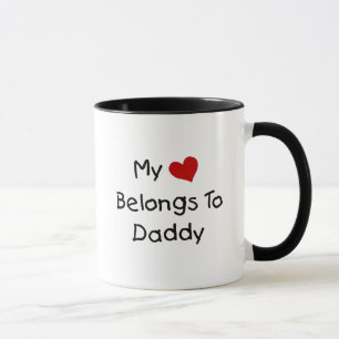 My Red Heart Belongs to Daddy Mug