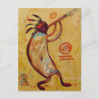 My Red Kokopelli Postcard