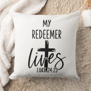 My Redeemer Lives – A Testament of Faith Cushion