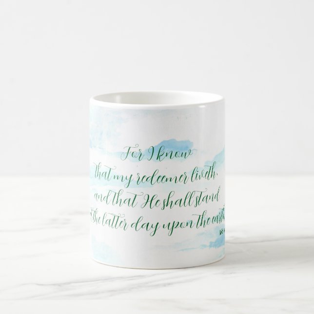 My Redeemer Lives Coffee Mug (Center)