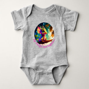 MY REIGN HAS BEGAN dragon on tree cute gift Baby Bodysuit