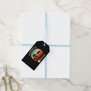 My Retirement Plan Bitcoin Beach Sunset Gift Tags