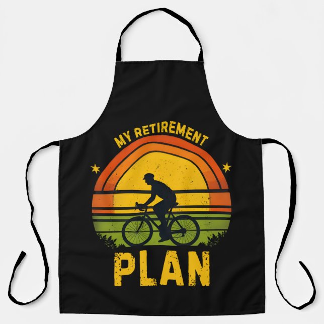 My Retirement Plan Cycling Enthusiast Apron (Front)