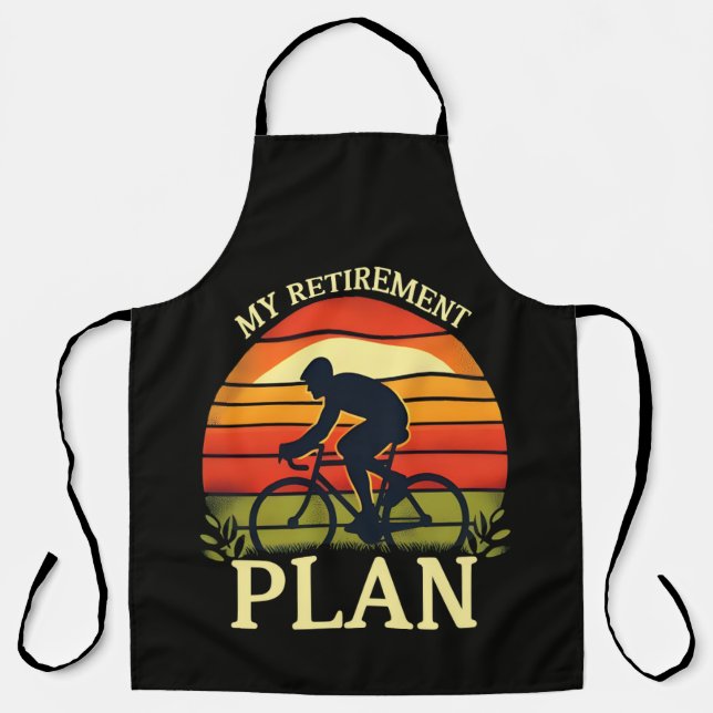 My Retirement Plan Cycling Enthusiast Apron (Front)