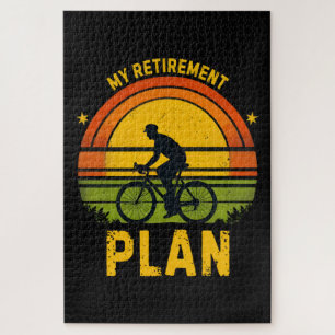 My Retirement Plan Cycling Enthusiast Jigsaw Puzzle