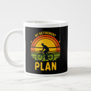 My Retirement Plan Cycling Enthusiast Large Coffee Mug