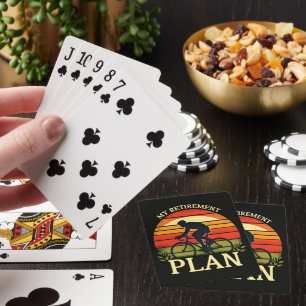 My Retirement Plan Cycling Enthusiast Playing Cards