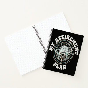 My Retirement Plan Golf Retirement Golfer Notebook