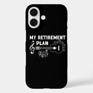 My Retirement Plan Guitar Funny Musicians iPhone 16 Case