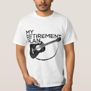 My Retirement Plan Guitar Funny Musicians  T-Shirt