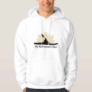 My Retirement Plan Kayak Retired Funny Kayaker Gif Hoodie