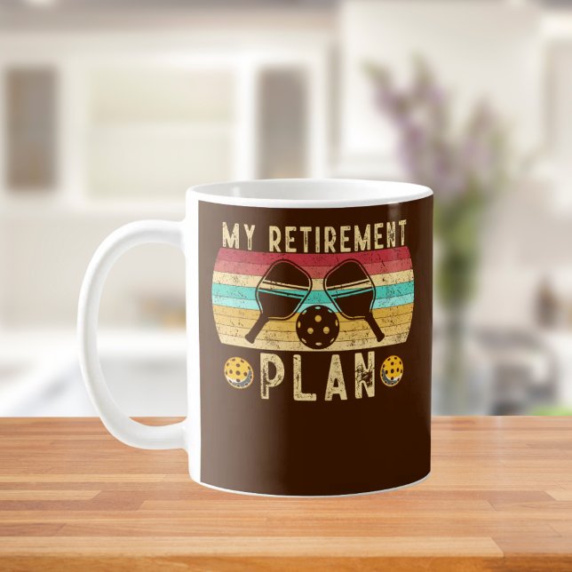 My Retirement Plan Pickleball Lover Gift Coffee Mug (Creator Uploaded)