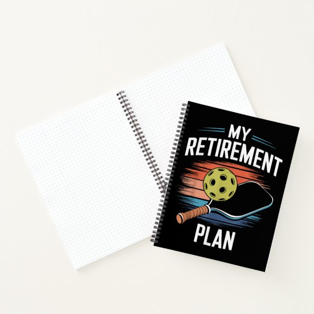 My Retirement Plan Pickleball Player Notebook (Inside)