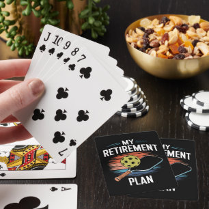 My Retirement Plan Pickleball Player Playing Cards