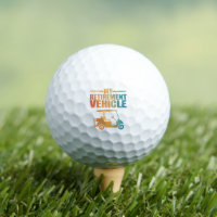 My Retirement Vehicle Golf Cart Golfer Golf Cart 