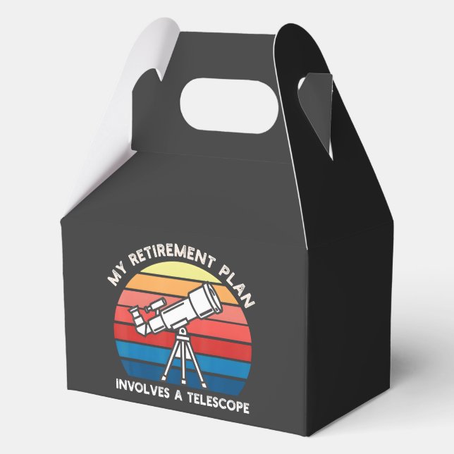 My Retiret Plan Involves A Telescope Favour Box (Front)