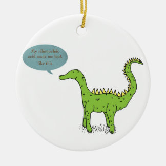 my ribonucleic acid made me look like this ceramic tree decoration