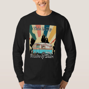 My Roadtrip Retro Rv Camping And Traveler 1 T-Shirt