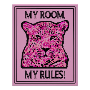 My room, my rules! poster