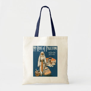 My Rose of Palestine tote bag
